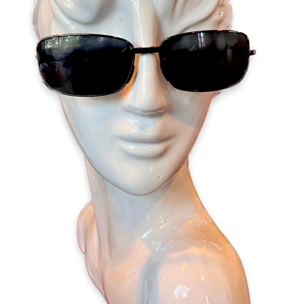 Foster Grant Black Folding +2.5 Bi-focal Sunreader Glasses NWOT